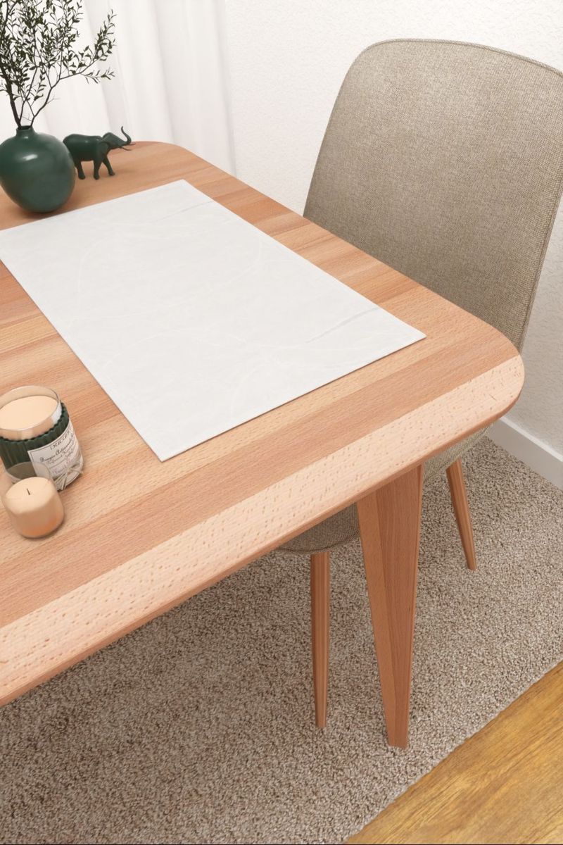 Platzdeckchen in Weiß