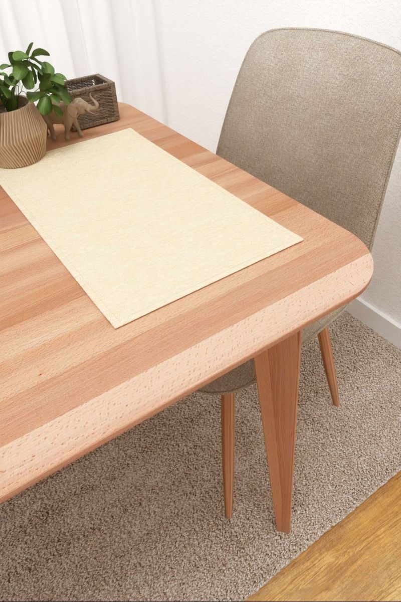 Platzdeckchen in beige