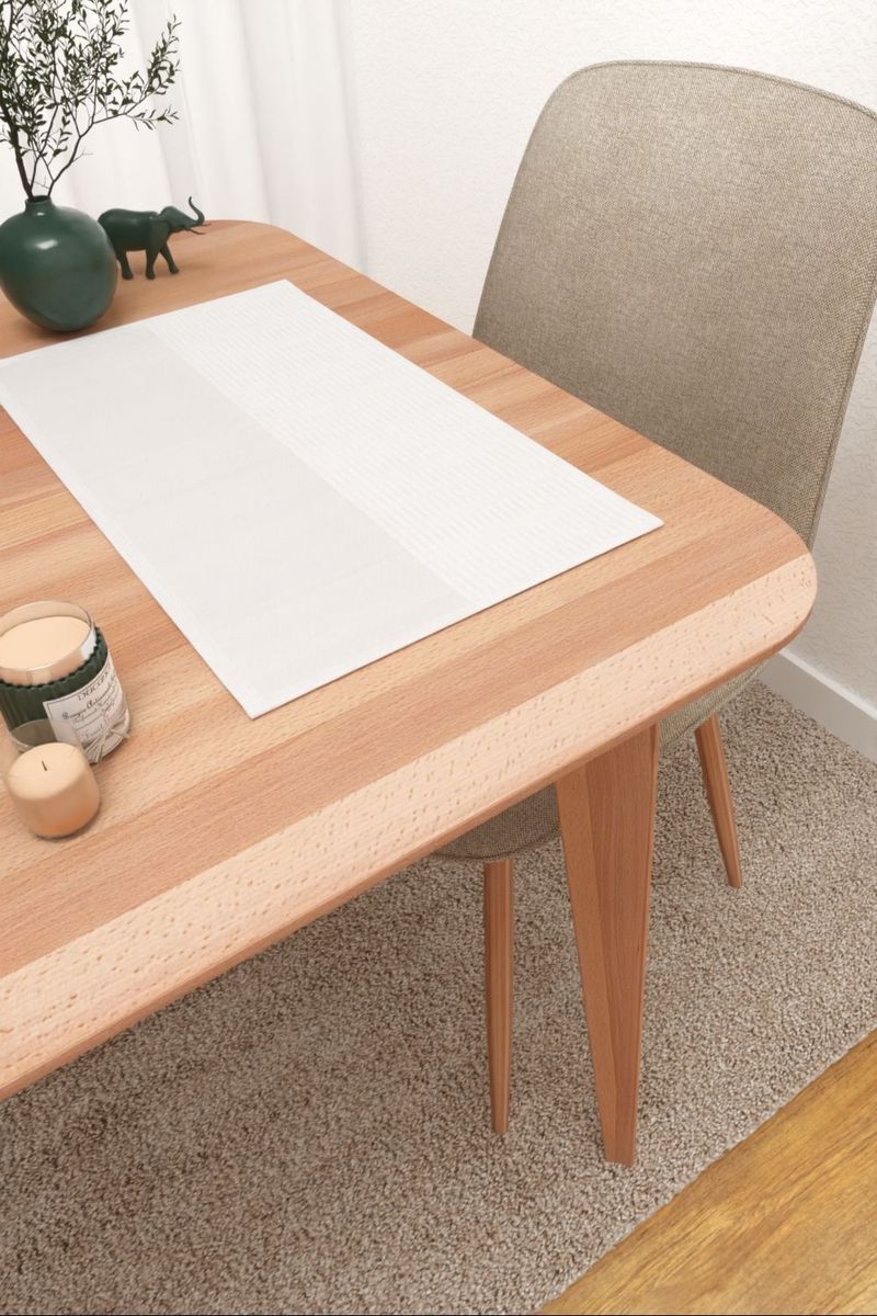 Platzdeckchen in Weiß