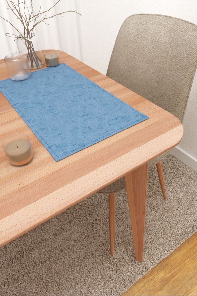 Platzdeckchen in blau