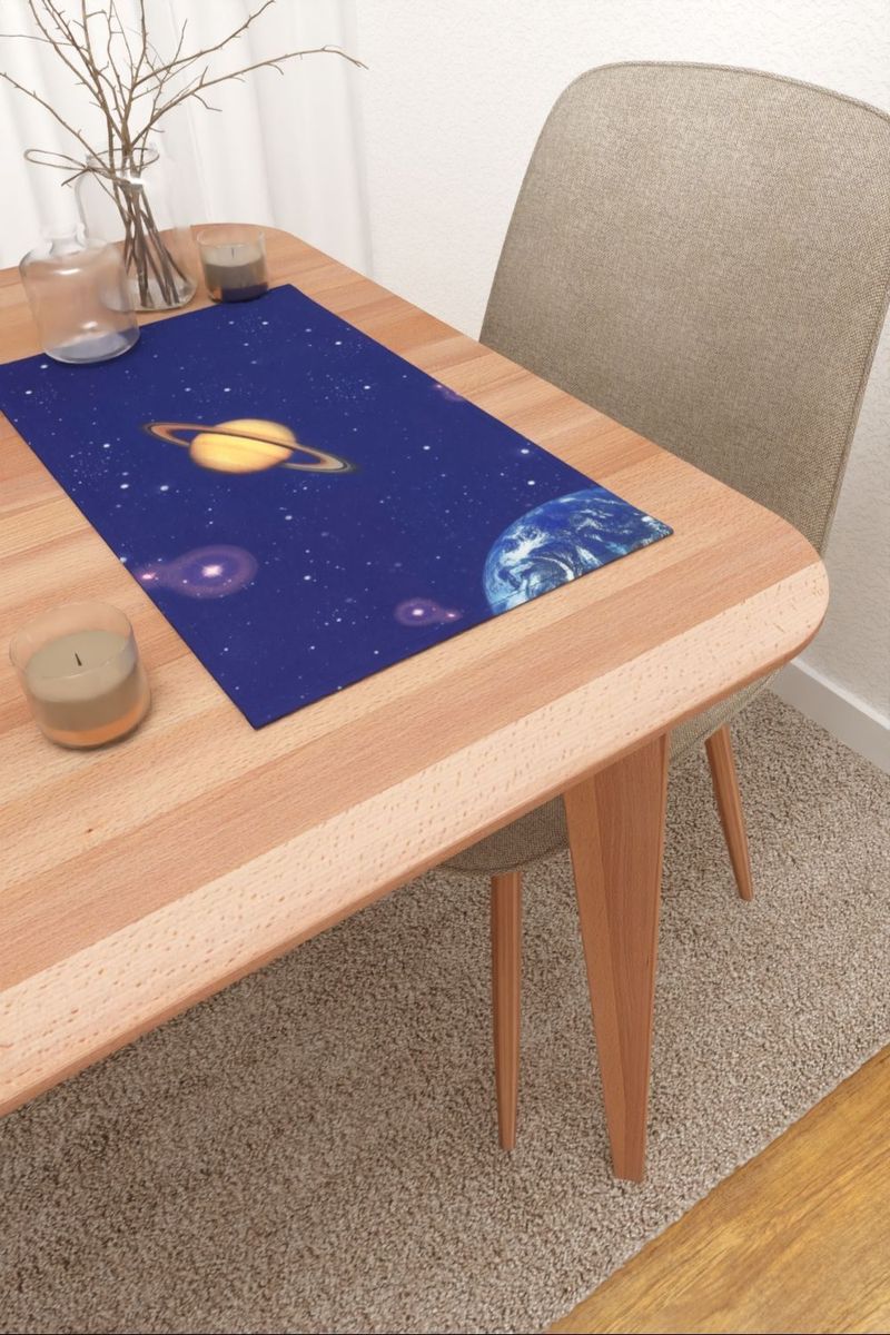 Platzdeckchen in Blau