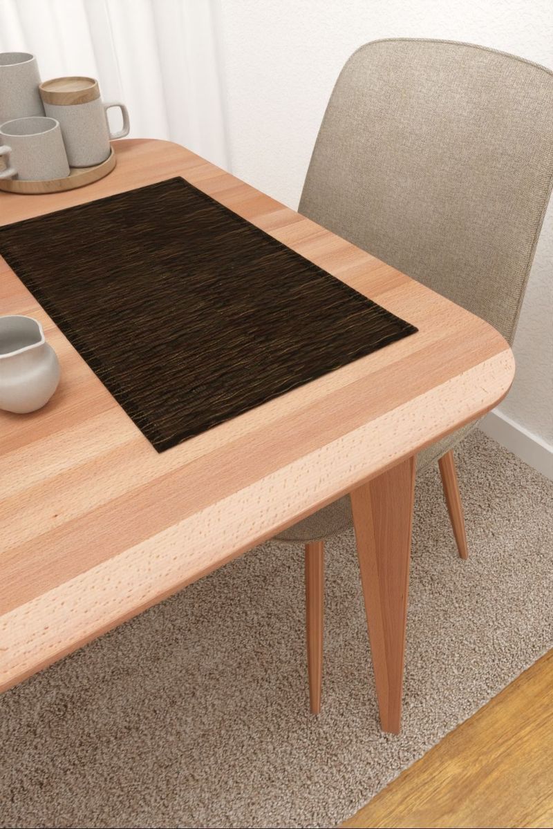 Platzdeckchen in Schwarz