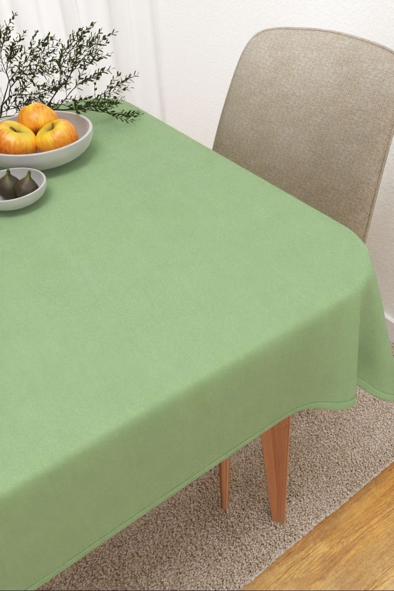 Tischdecke eckig in grün