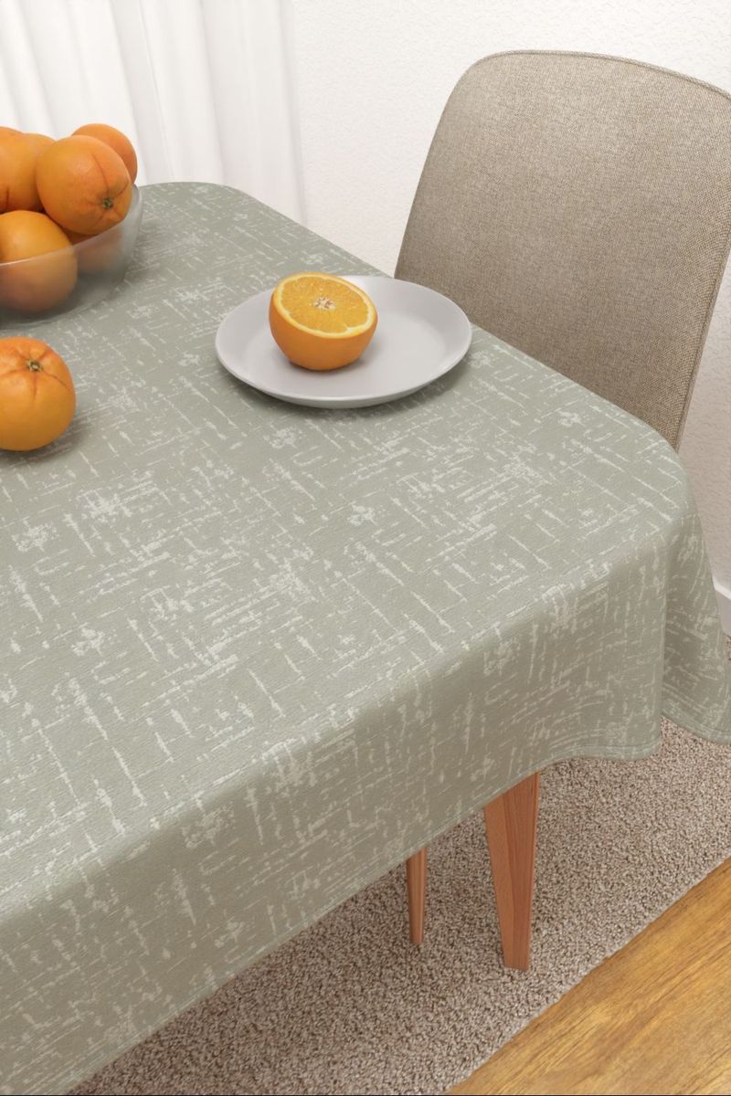 Tischdecke eckig in grau