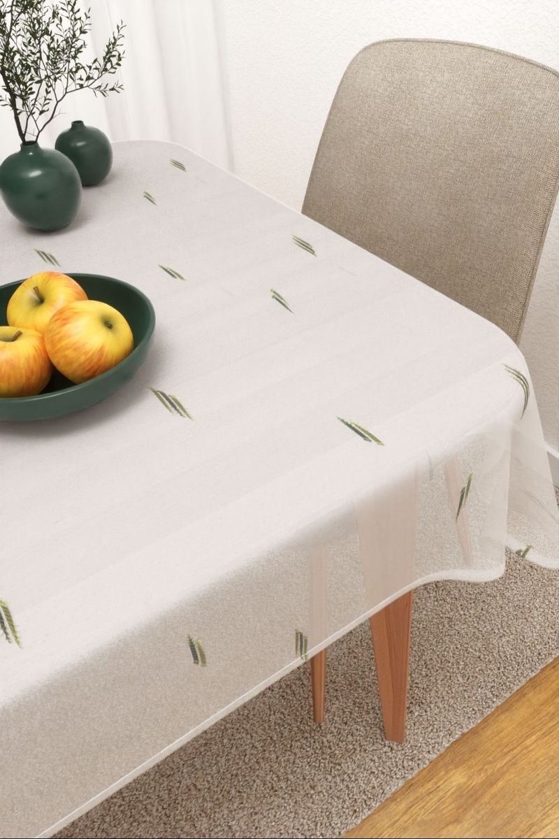 Tischdecke eckig in grün