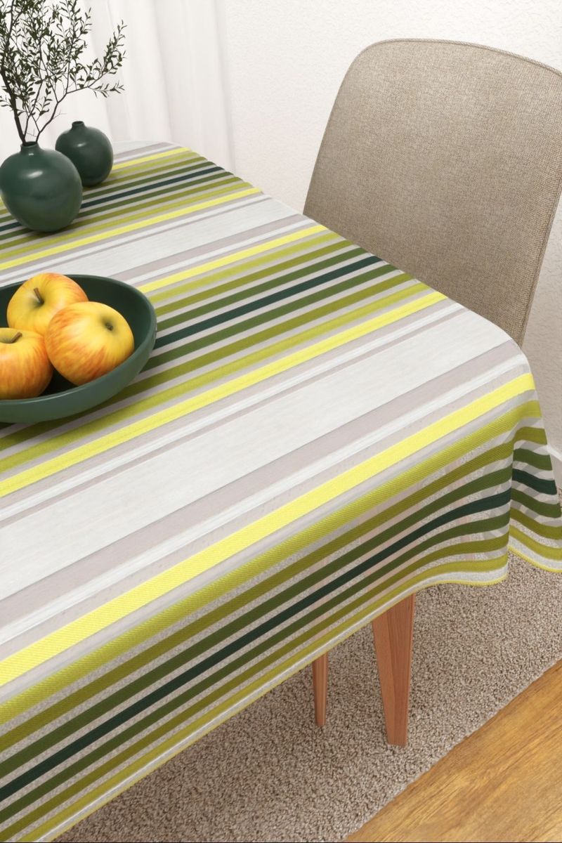 Tischdecke eckig in grün