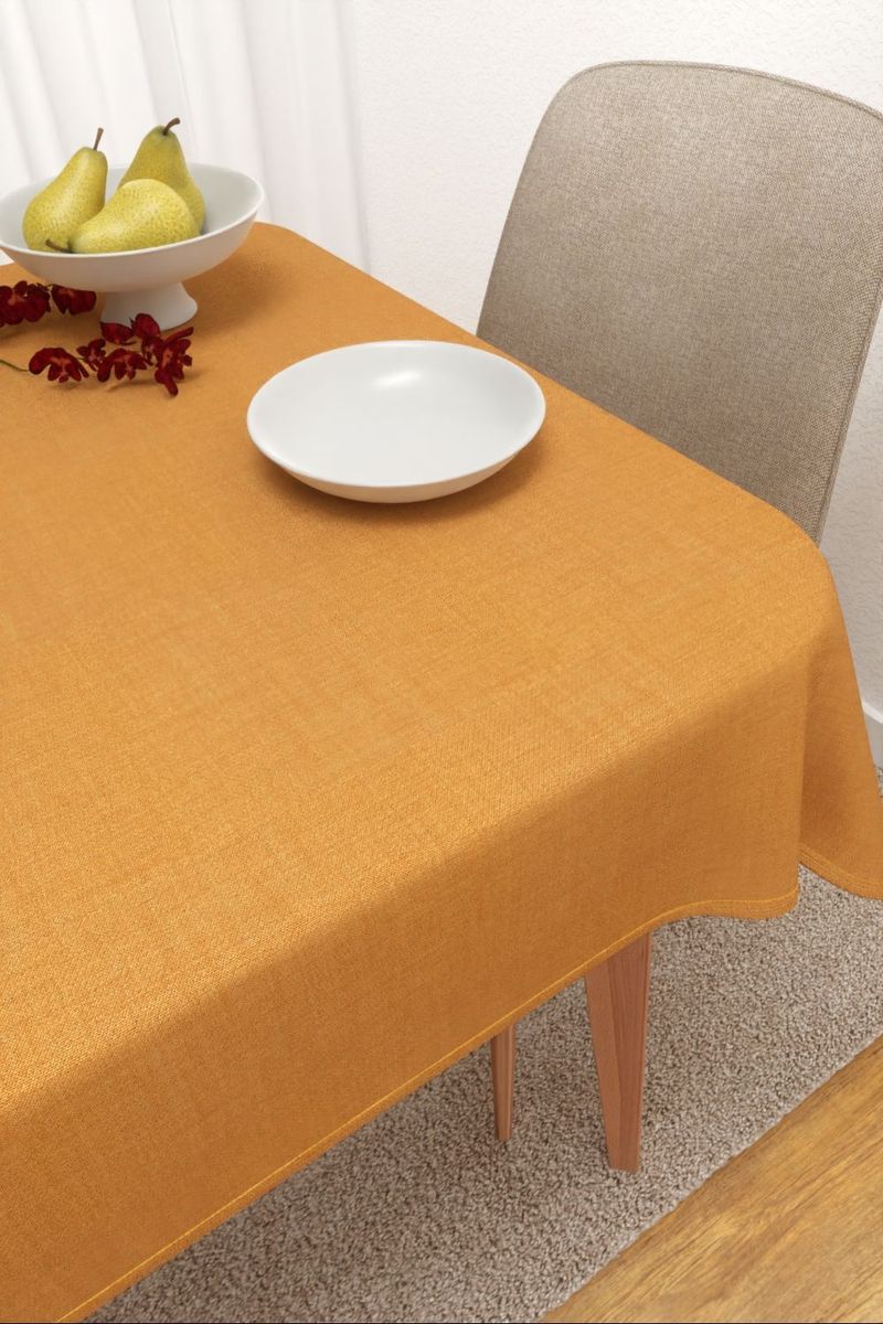 Tischdecke eckig in gelb