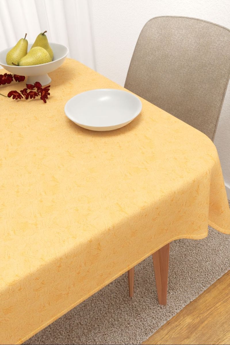 Tischdecke eckig in gelb