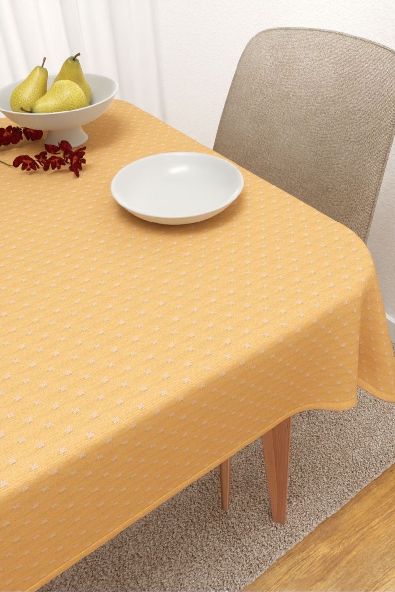 Tischdecke eckig in gelb