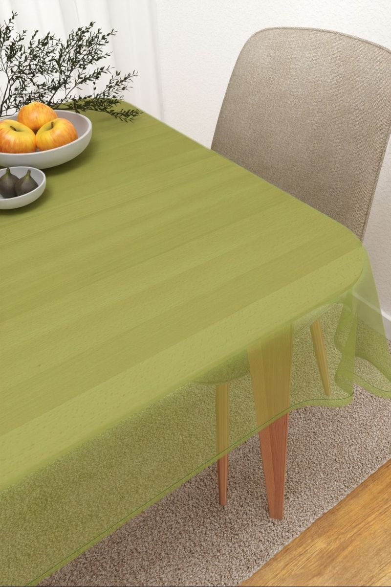 Tischdecke eckig in Grün