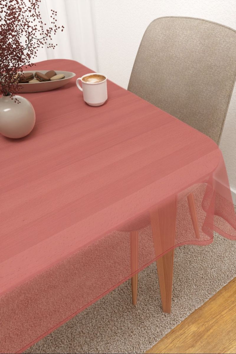 Tischdecke eckig in Rot