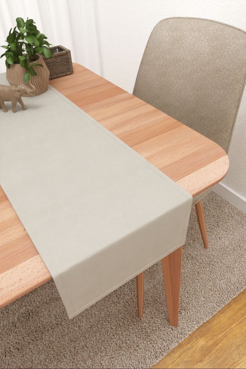 Tischläufer in beige