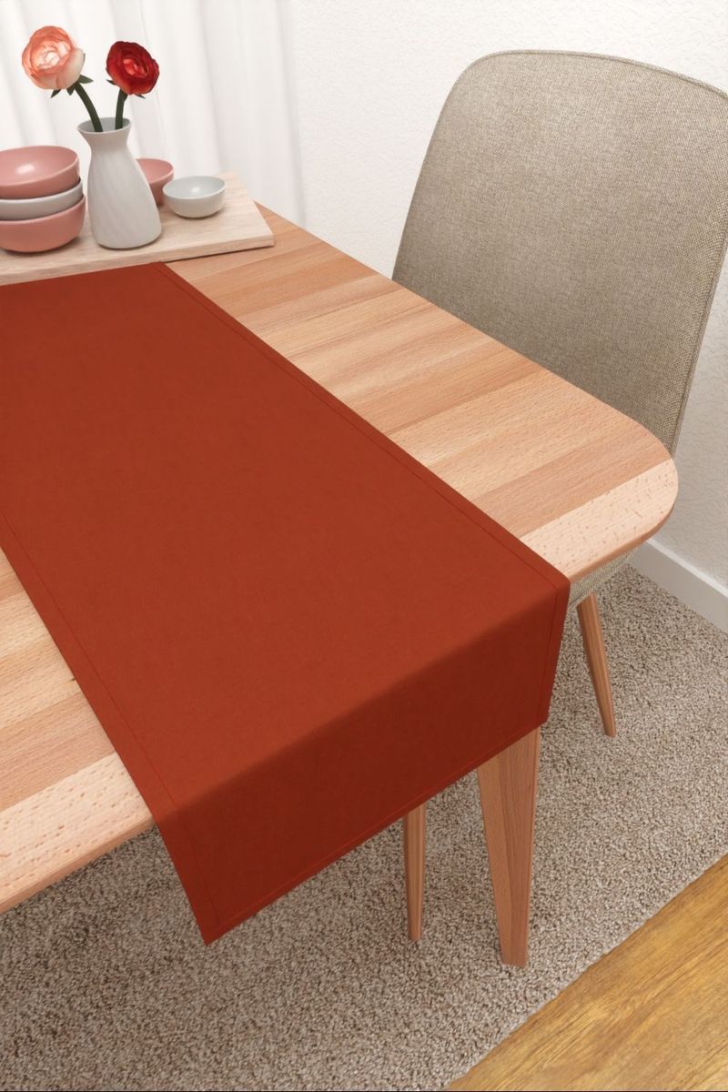 Tischläufer in orange
