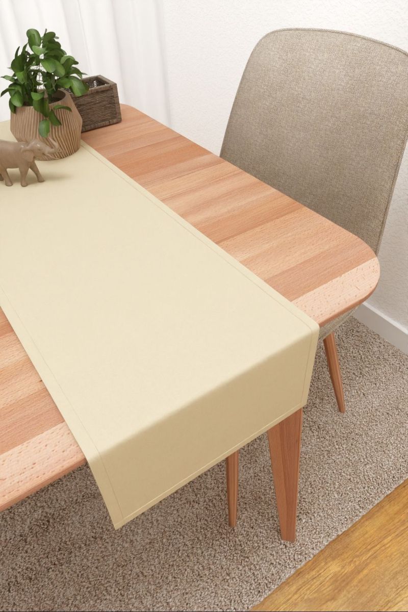 Tischläufer in Beige
