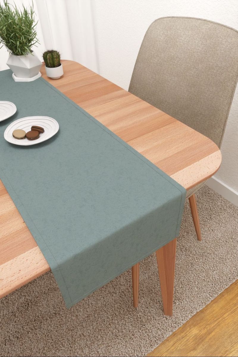 Tischläufer in blau
