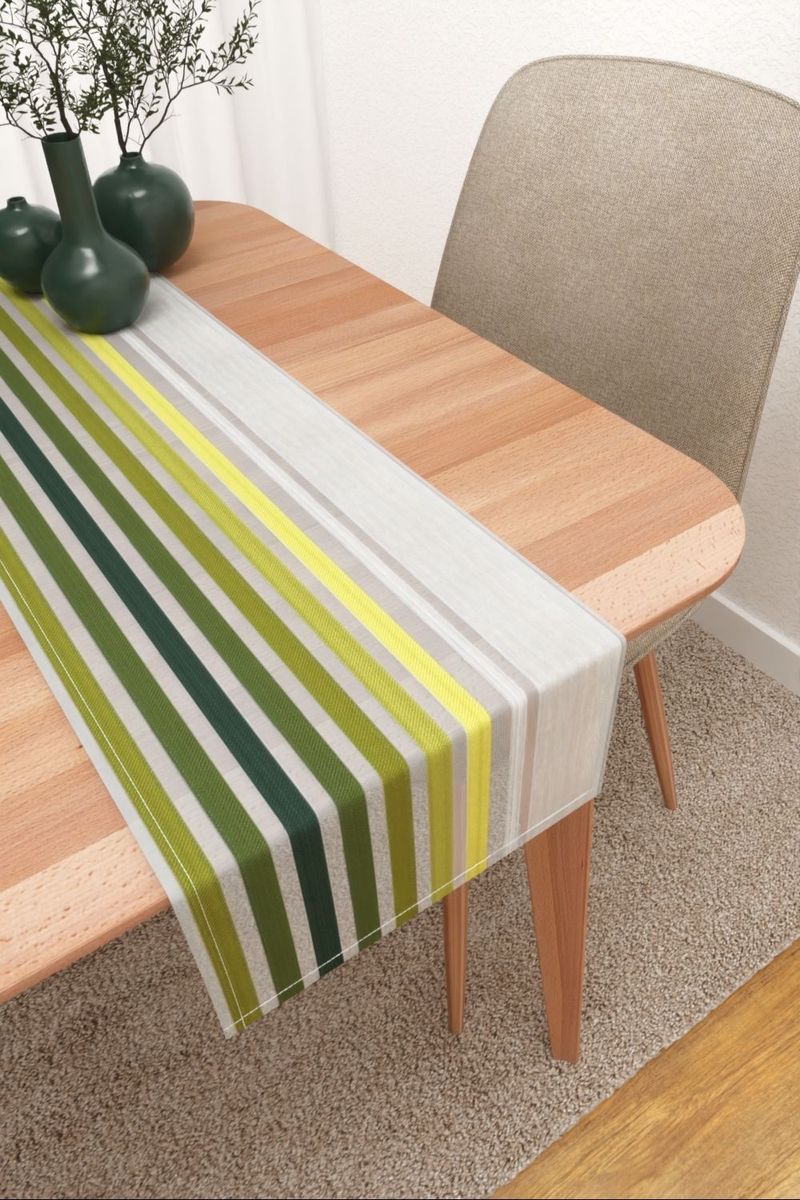 Tischläufer in grün