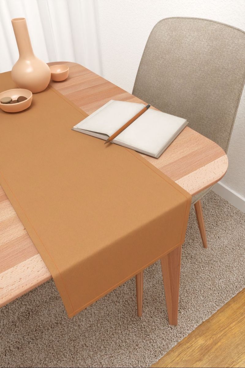 Tischläufer in orange