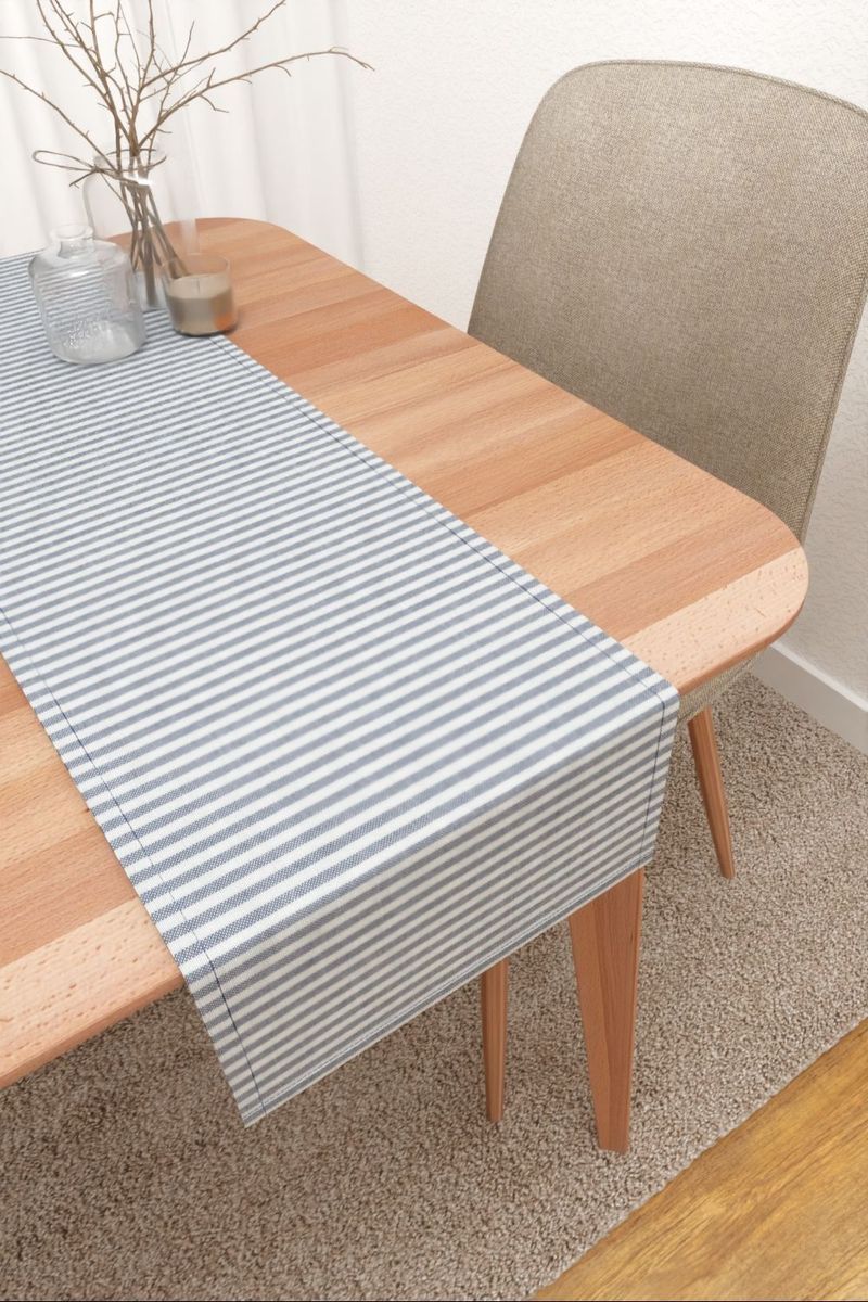 Tischläufer in Blau