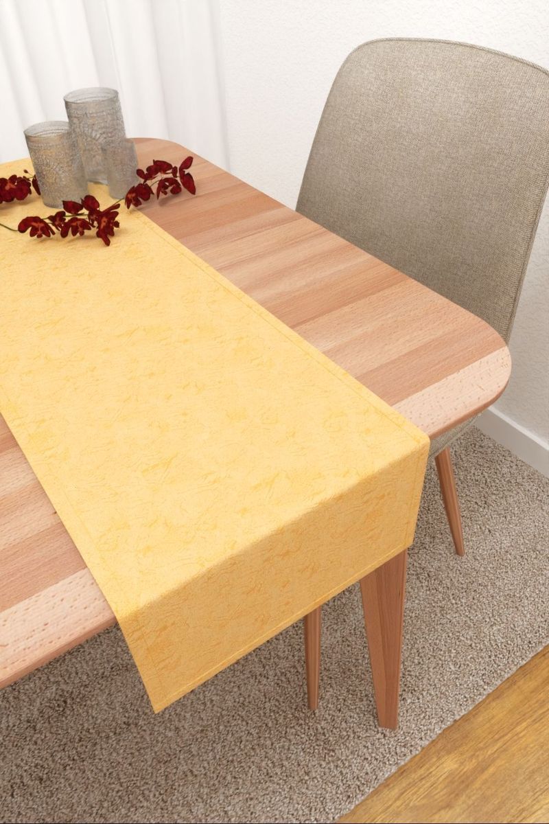 Tischläufer in gelb