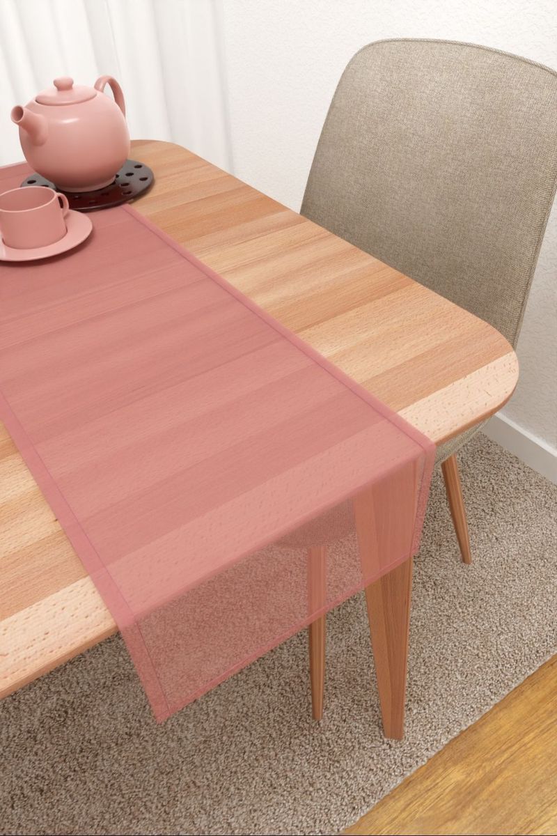 Tischläufer in Rosa