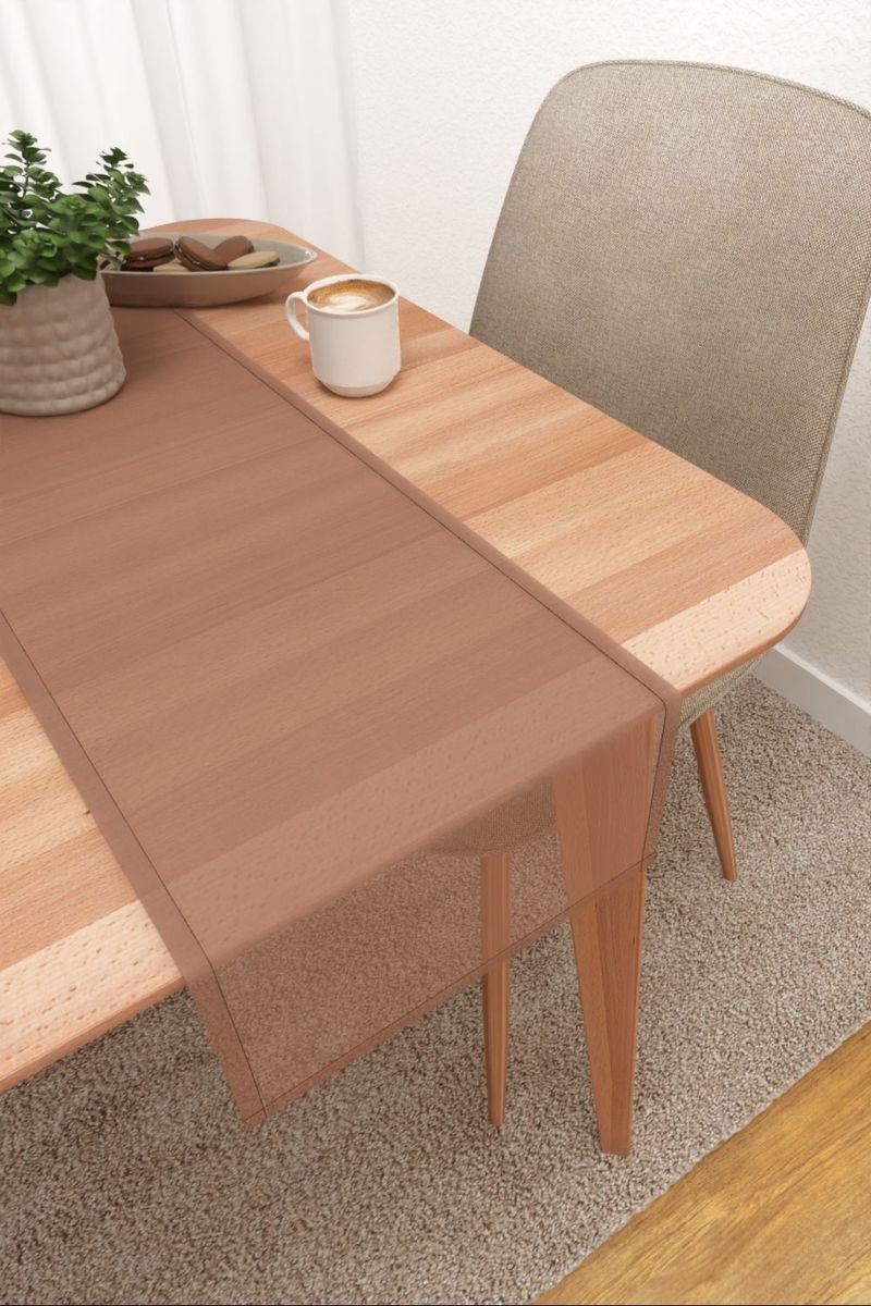 Tischläufer in Braun