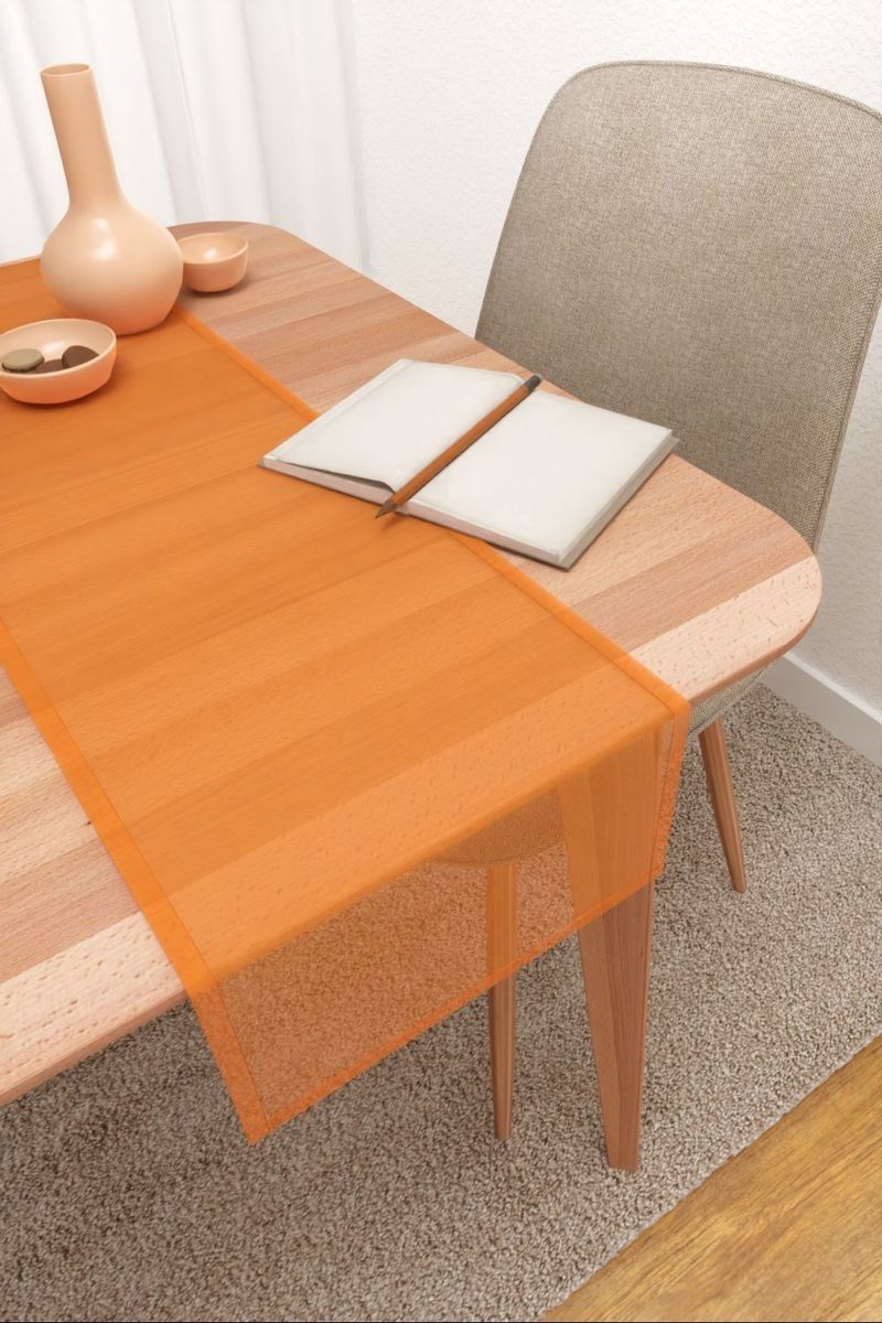 Tischläufer in Orange