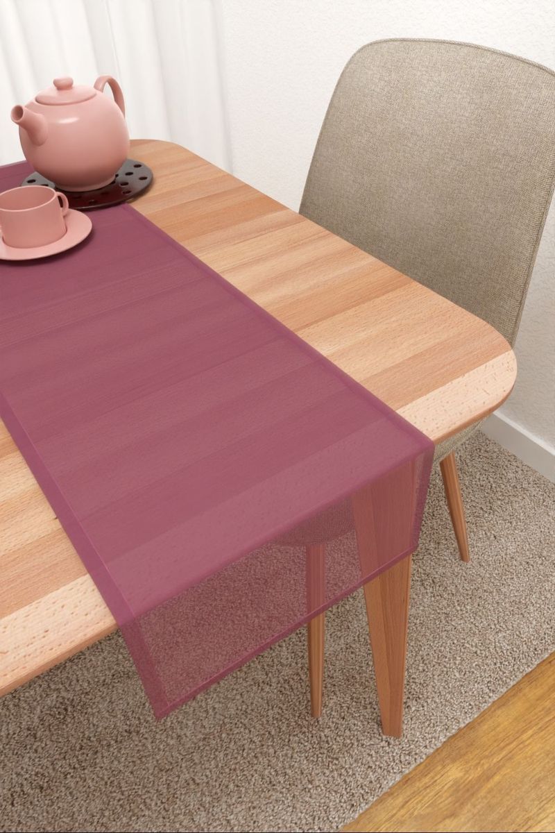 Tischläufer in Rosa