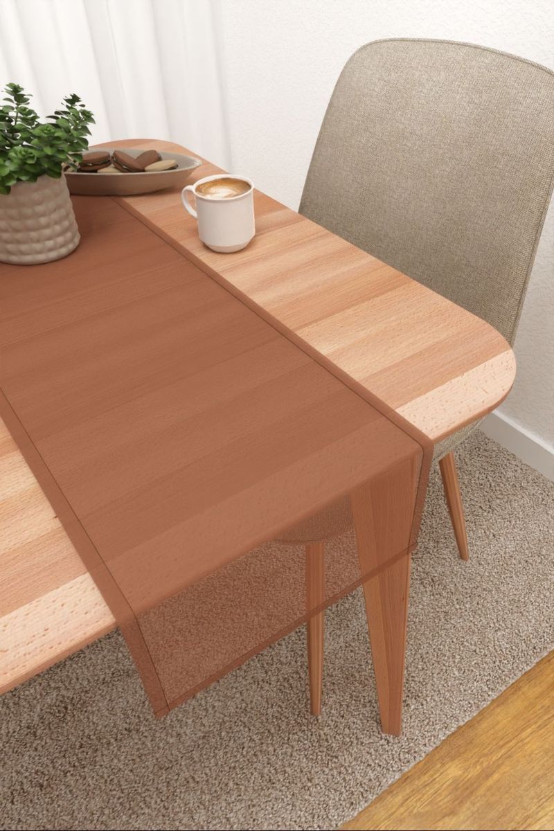 Tischläufer in Braun
