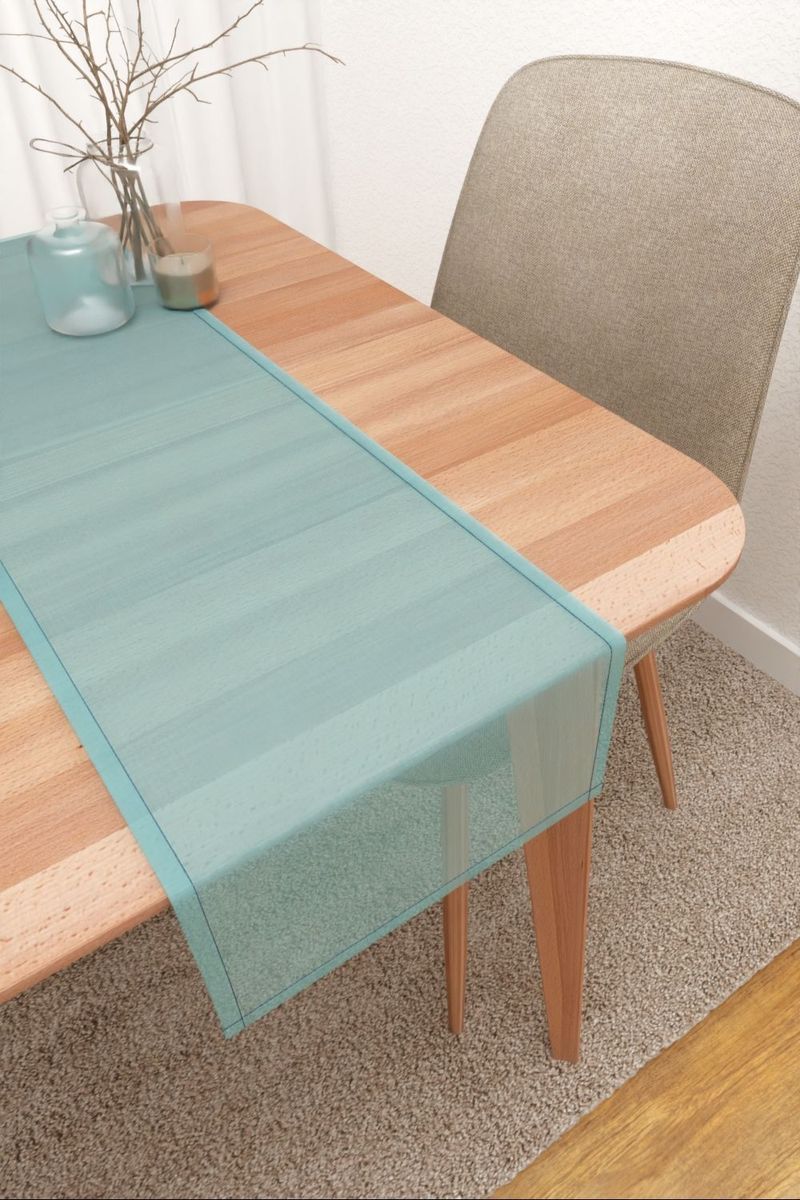 Tischläufer in Blau