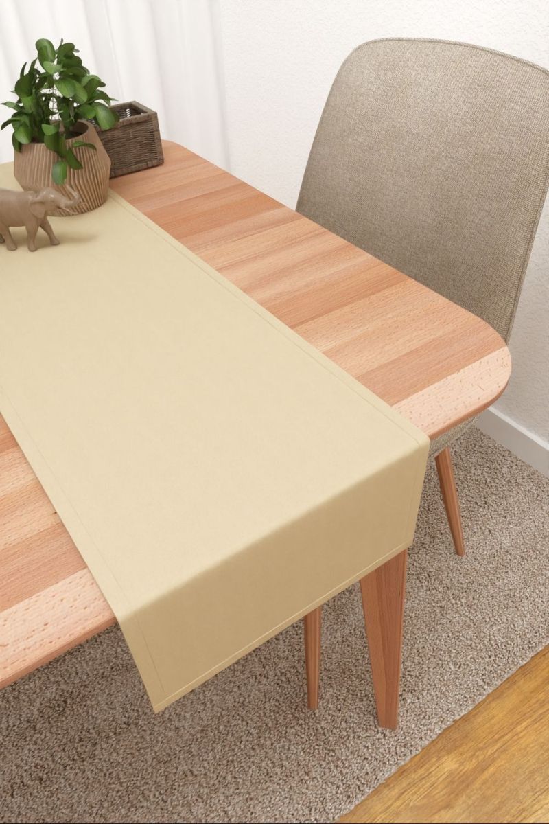Tischläufer in Beige