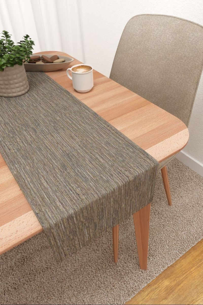 Tischläufer in braun