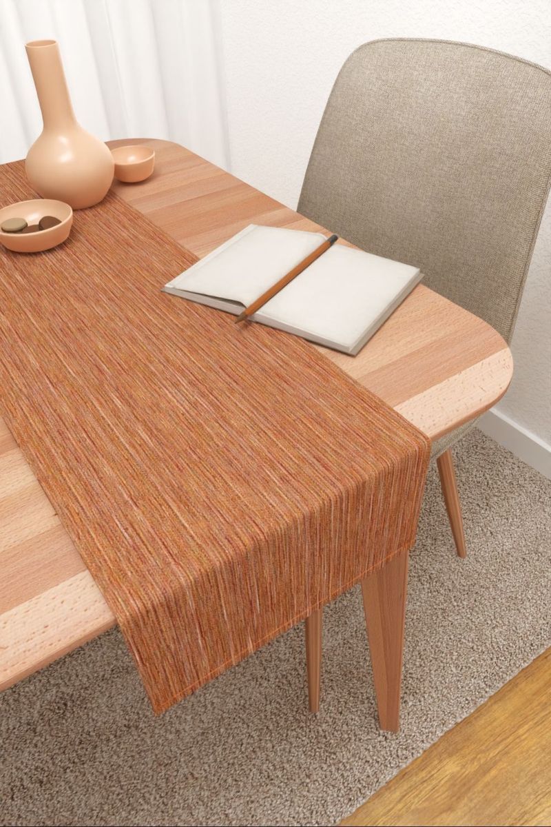 Tischläufer in orange