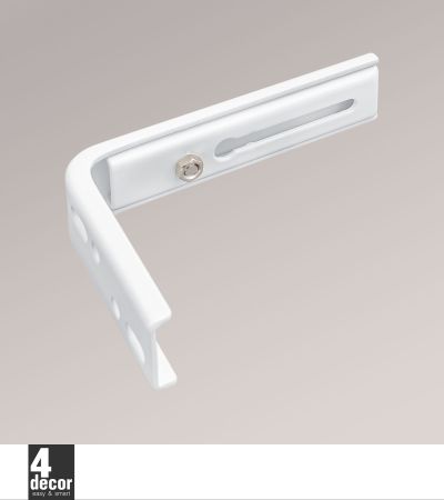 Wandwinkel, verstellbar  weiß