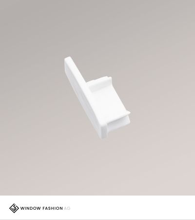 Endkappe Unterleiste  weiß