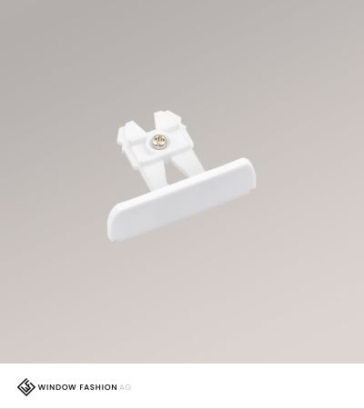 Endkappe Schiene 2-spurig  weiß