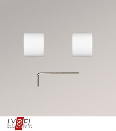 Lysel - 1 Paar Endstücke Kappe für Opal-Stangen