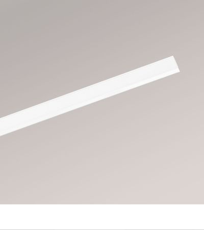 Paneelprofil mit Klettband in Weiß