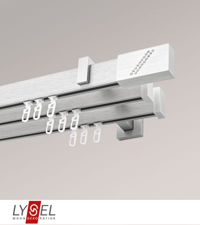 Lysel - SET Coral 160cm Multiträger 2-Lauf mit Endstücke Stone in Silber