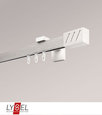 Lysel - SET Coral 160cm mit Endstücke Lines in Silber