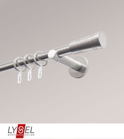 Lysel - SET Opal 160cm Träger offen mit Endstücke Cone in Edelstahl-Optik