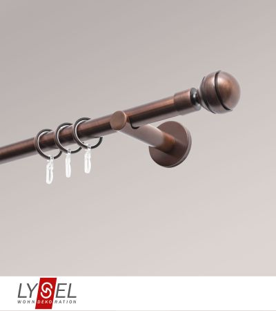 Lysel - SET Opal 160cm Träger offen mit Endstücke Kugel in Bronze