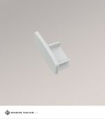 Vorschau Endkappe Unterleiste #1W weiß grau