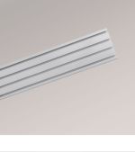 Vorschau Vorhangschiene mit 4 Innenläufen in Weiß #1W grau