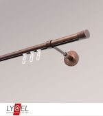 Vorschau Lysel - SET Opal Innenlauf 160cm Träger geschlossen mit Endstücke Zylinder in Weiß #1W bronze
