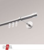 Vorschau Lysel - SET Opal Innenlauf 160cm Träger geschlossen mit Endstücke Zylinder in Weiß #1W edelstahl-optik