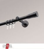 Vorschau Lysel - SET Opal 160cm Träger offen mit Endstücke Cone in Edelstahl-Optik #1W titan