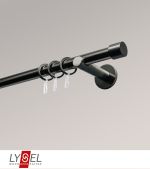 Vorschau Lysel - SET Opal 160cm Träger offen mit Endstücke Kappe in Edelstahl-Optik #1W titan