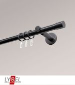 Vorschau Lysel - SET Opal 160cm Träger offen mit Endstücke Zylinder in Edelstahl-Optik #1W titan