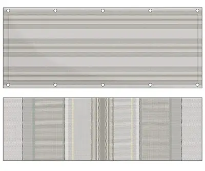 Balkon Sichtschutz bu-G117 (Balkon Sichtschutz)