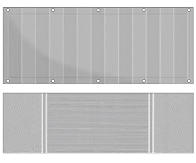 Balkon Sichtschutz bu-R200 (Balkon Sichtschutz)